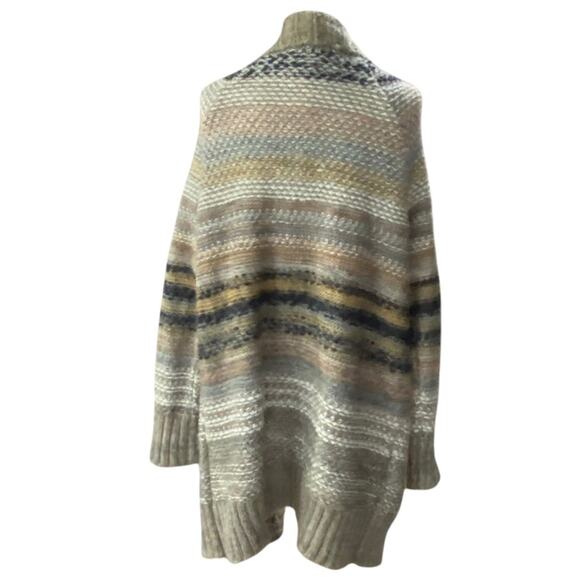 ELLEN REYES Cozy Multicolor Knit Cardigan Sweater Size medium - Picture 3 of 8